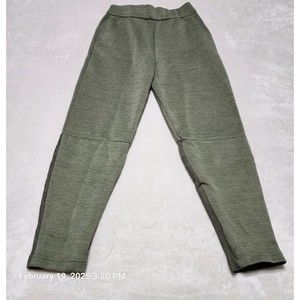 Adidas Sport Climalite Men's S Z.N.E. Tapered Green Pants Zippered Leg & Pockets